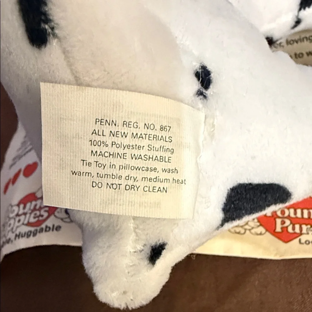 Tonka Black and White Spotted Dog‎ Toy